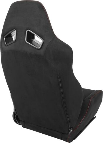 J2 Engineering J2-RS-002-BK Universal Reclinable Back Rest Racing Bucket Seats, 38" H X 21" W X 23" D, 1 Pair, Black in Kuwait