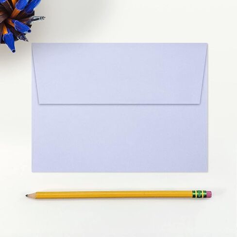 LUXPAPER A7 Invitation Envelopes for 5 x 7 Cards in 80 lb. Avocado, Printable Envelopes for Invitations, w/ Peel and Press Seal, 50 Pack, Envelope Size 5 1/4 x 7 1/4 (Green) in Saudi Arabia