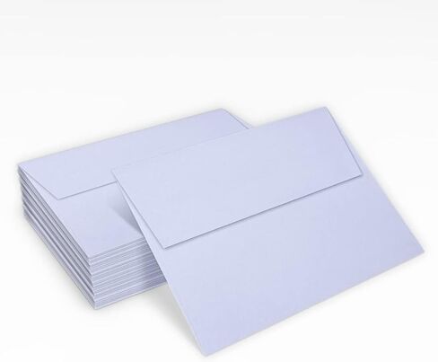 LUXPAPER A7 Invitation Envelopes for 5 x 7 Cards in 80 lb. Avocado, Printable Envelopes for Invitations, w/ Peel and Press Seal, 50 Pack, Envelope Size 5 1/4 x 7 1/4 (Green) in Saudi Arabia
