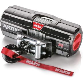 WARN 101140 AXON 45-S Powersports Winch With Spydura Synthetic Rope and HUB Wireless Receiver: 1/4" Diameter x 50' Length, 2.25 Ton (4,500 lb) Pulling Capacity