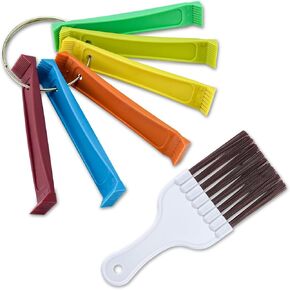 Cenipar 2PCS Air Conditioner Condenser Fin Comb Set Include FCR6 Fin Comb and Condenser Fin Comb Brush Repair Tool for Condenser Coil