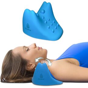 Zenly Neck and Shoulder Relaxer Neck Stretcher for Pain Relief and Relaxation - Neck Traction Device for Posture Alignment and Stress Relief Cervical Neck Traction Pillow