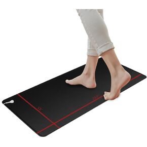 Grounding Mat for Improved Sleep, Reduced Anxiety, Pain, Inflammation, Headache Relief, Balance. Grounded Therapy. Connect to Earth While Indoors. Grounding Cord Included. 23.6" x 13"