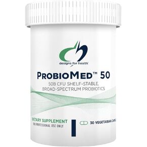 designs for health ProbioMed Women - Vaginal Probiotics to Support pH Balance, Vaginal Comfort, Immune Health & Gut Health for Women - Dairy-Free Probiotic (30 Capsules)