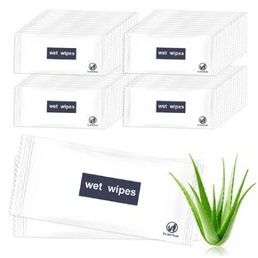 Individual Hand Wipes, Wet Wipes Individually Wrapped 100 Pack, Clean Hands Quickly,large Wet Wipes Bulk for Homeless, Suitable for Restaurant, Wedding, Barbecue-100