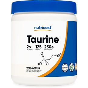 Nutricost Taurine Powder (1KG) - 500 Servings