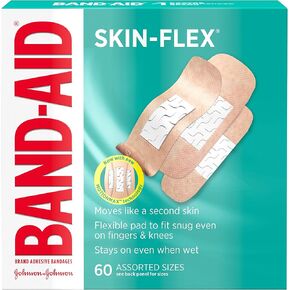 Band-Aid Brand Skin-Flex Adhesive Bandages, Large, 6 Count