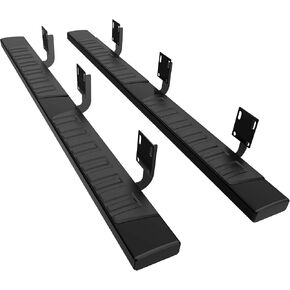 AUTOSAVER88 Running Boards Compatible with 2015-2023 Ford F-150 SuperCrew Cab Pickup 4-Door & 2017-2022 Ford F-250 F-350 Super Duty Crew Cab, 6 inches Black Textured Aluminum Side Steps Nerf Bars