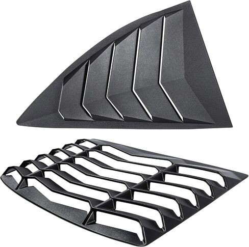 E-cowlboy Rear Window Louver for Chevrolet Chevy Camaro 2010 2011 2012 2013 2014 2015 Windshield Sun Shade Cover Vent GT Lambo Style Custom Fit All Weather ABS (Matte Black) in Kuwait
