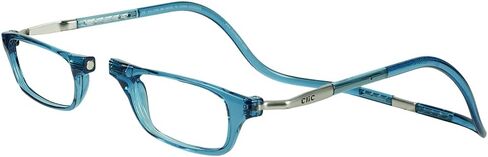 Clic Magnetic Reading Glasses, Adjustable Temple Computer Readers, Original Expandable, (M-XL, Black, 2.00 Magnification) in Kuwait