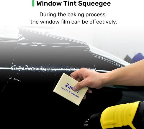 Zanch Wool Felt Squeegee Window Tint Tools Wool Soft Card Squeege for Vinyl, Flexible Shrink Squeegee Automotive Window Tint Squeegee Wrap Squeegee Tool for Car Wrapping Window Tint Film Tool 2PCS in Kuwait