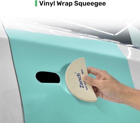 Zanch Wool Felt Squeegee Window Tint Tools Wool Soft Card Squeege for Vinyl, Flexible Shrink Squeegee Automotive Window Tint Squeegee Wrap Squeegee Tool for Car Wrapping Window Tint Film Tool 2PCS in Kuwait