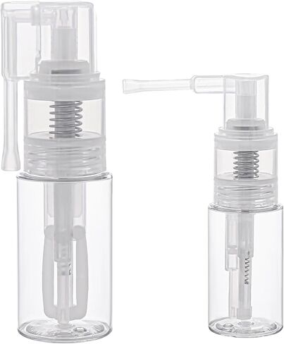 KALIONE 2 Pcs Glitter Duster Sprayer Transparent Craft Glitter Spray Bottle Empty Multi-Purpose Empty Plastic Spray Bottle Portable 35ml Bottles for Craft Scrapbooking Cardmaking in Kuwait