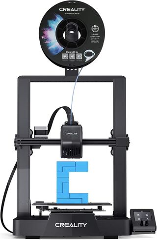 طابعة Creality Ender 3 S1 ثلاثية الأبعاد مع جهاز بثق محرك مباشر CR Touch تسوية تلقائية عالية الدقة مزدوجة المحور Z برغي صامت حجم الطباعة 8.6X8.6X10.6in، ترقية Ender 3 V2 (Ender 3 S1) in Kuwait