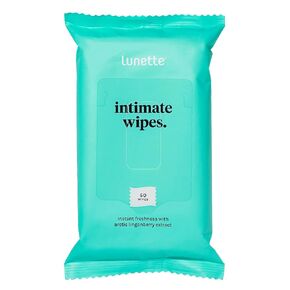 Lunette Intimate Wipes, Wet Wipes for When Life Gets Messy, 50 Ct Pack
