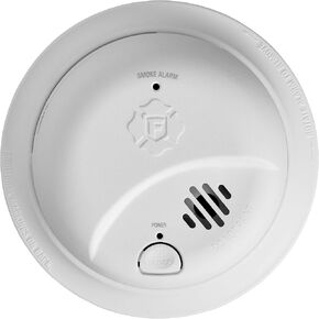 First Alert 0827B Ionization Smoke Alarm with 10-Year Sealed Tamper-Proof Battery , White