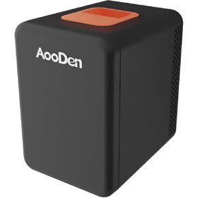 AooDen Electric Car cooler and Warmer, 26 Quart Capacity, Thermoelectric Iceless Cooler for Travel, Camping, Vehicles, Truck, Home - 12V/24V DC and 120V AC (Black & Orange)