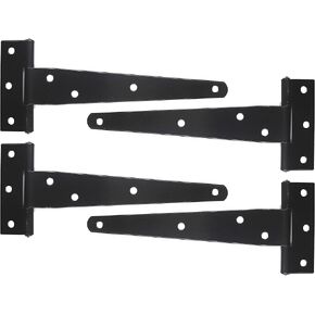 FGen 10pcs 3-inch Galvanized T-Shaped Hinge, Triangular Hinge, Triangular Hinge Slotted Bearing Door