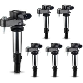 ENA Set of 6 Ignition Coil Pack Compatible with Cadillac CTS SRX STS Allure Enclave Replacement for C1508 UF375