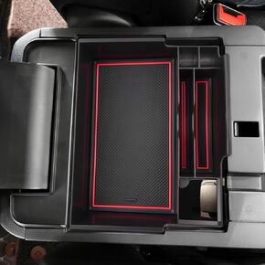 SXCY for 2021 2022 2023 Ford Explorer Center Console Organizer Tray,FIT for Ford Explorer 2020-2022 Armrest Console Insert Box for 2023 Ford Explorer Center Console Organizer 2023 Explorer ABS Storage