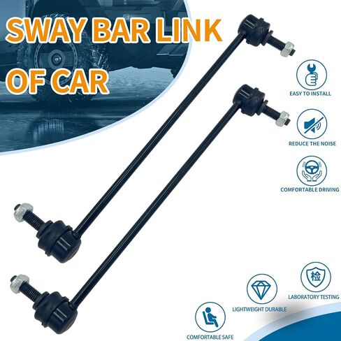 XCPMC Front Sway Stabilizer Bar End Link Kit 2 Pcs Left & Right｜Replacement For 2007-2019 Lexus RX350 2010-2019 RX450h 2001-2019 Highlander 2009-2015 Venza｜Replace OE#: K90344 Black in Kuwait