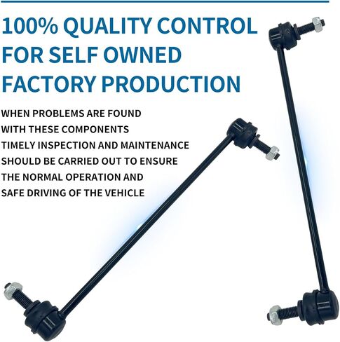 XCPMC Front Sway Stabilizer Bar End Link Kit 2 Pcs Left & Right｜Replacement For 2007-2019 Lexus RX350 2010-2019 RX450h 2001-2019 Highlander 2009-2015 Venza｜Replace OE#: K90344 Black in Kuwait