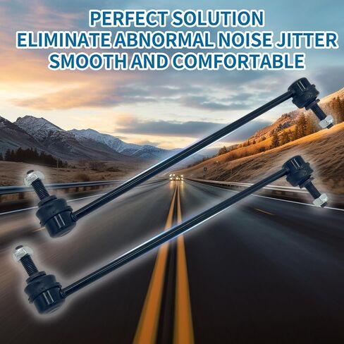 XCPMC Front Sway Stabilizer Bar End Link Kit 2 Pcs Left & Right｜Replacement For 2007-2019 Lexus RX350 2010-2019 RX450h 2001-2019 Highlander 2009-2015 Venza｜Replace OE#: K90344 Black in Kuwait