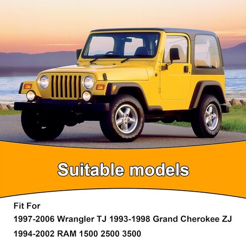 Yukauto TJ Bump Stop Compatible with 1997-2006 Wrangler TJ, 1993-1998 Grand Cherokee ZJ, 1994-2002 RAM 1500 2500 3500(1Pair) in Kuwait