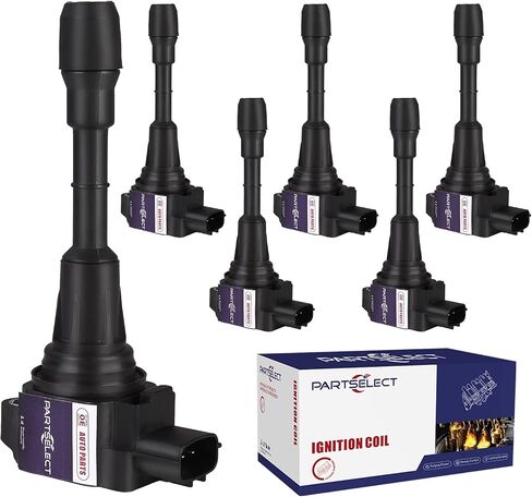 Partselect 4PCS Ignition Coil Pack UF-557 4606824AB C1587 5C1644 GN10346 Replacement for Dodge Avenger Journey Jeep Compass Patriot Chrysler 200 Sebring 1.8L 2.0L 2.4L Yellow in Kuwait