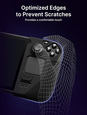 JSAUX Silicone Grip Protection Case Compatible for Steam Deck, Steam Deck GripSkin, GripArmor Silicone Sleeve Set (one Left and one Right) - GP0016 Grey in Saudi Arabia