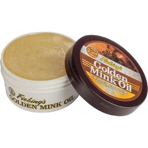 Fiebing's Golden Mink Oil Paste, 6 oz. - Soften, Preserves and Waterproofs Leather and Vinyl