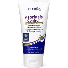 TriDerma Psoriasis Control Face and Body Cream, 4.2 Ounces, 4 Pack