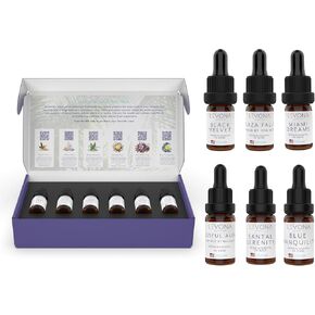 Levona Scent Essential Oils Set: Organic Essential Oil Set - Gift Set Oils For Diffuser - Natural Essential Oils For Diffusers Aromatherapy Oils - Essential Oil Pack Of 12 Sample Aroma Oil Scents 5 Ml