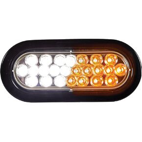 بايرز بروداكتس - مصباح LED بيضاوي الشكل 6 انش من ستروب سلي65 كو، شفاف