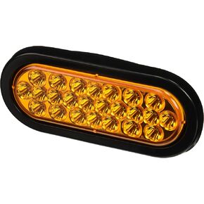 بايرز بروداكتس - مصباح LED بيضاوي الشكل 6 انش من ستروب سلي65 كو، شفاف