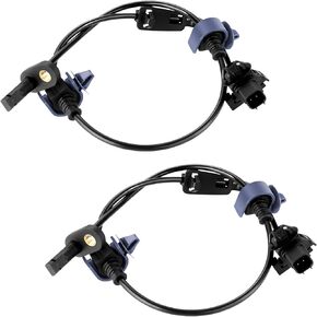 مستشعر ABS أمامي يسار يمين متوافق مع Chevy Silverado/Express/Suburban/Tahoe & GMC Sierra/Savana/Yukon XL & Cadillac Escalade 4.3L 4.8L 5.3L 5.7L 6.0L ABS استبدال مستشعر سرعة العجلة #19181873