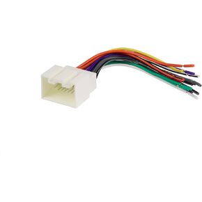 Scosche FD16BCB Compatible with 1998-04 Ford Power/Speaker Connector / Wire Harness for Aftermarket Stereo Installation with Color Coded Wires and Pre-installed Wire Connectors