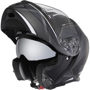 TRIANGLE Flip up Motorcycle Modular Helmet Dual Visor Full Face Helmet for Adult Men and Women DOT Approved