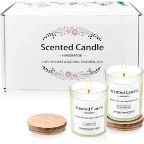 1 Pack Scented Soy Aromatherapy Candle Gifts,Candles for Home Scented,Long Lasting Burn, Premium Body Relax & Stress Relief Candles,Ideal Gifts for Birthday, Christmas, Thanksgiving, Mother's Day