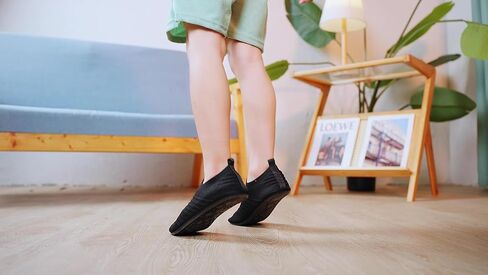 ditont Toddler Slippers Non-Slip Lightweight Comfortable Kids Indoor Grip House Home Shoes for Boys Girl in Kuwait