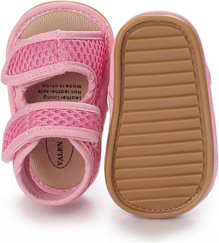 Timatego Baby Boys Girls Sandals Non Slip Soft Sole Outdoor Athletic Shoes Infant Toddler First Walker Crib Summer Shoes 3-18 Months in Kuwait