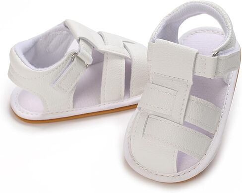 COSANKIM Infant Baby Boys Girls Summer Sandals Non Slip Soft Sole Toddler First Walker Crib Shoes (0-18 Months) in Kuwait