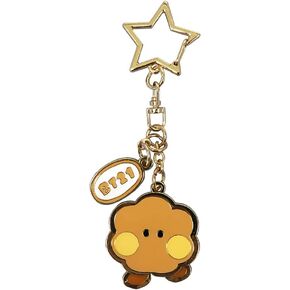 BT21 minini Metal Yurayura Key Chain SHOOKY