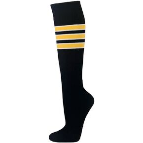 Unisex Knee High Striped Similar Baseball Team Style Sport Socks
