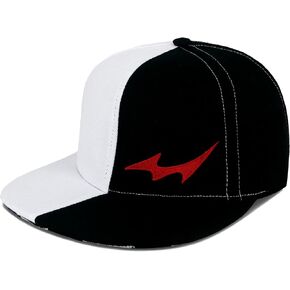 Roffatide Men's Anime Baseball Cap for Danganronpa Adjustable Flat Brim Snapback Hat Game Monokuma Embroidered Dad Hat Black Cap in Saudi Arabia