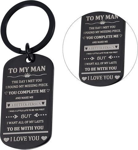 هدايا عيد الحب لرجل المفاتيح الخاص بي للزوج والصديق والذكرى السنوية وهدايا الزفاف وأعياد الميلاد وسلاسل المفاتيح للرجال in Kuwait