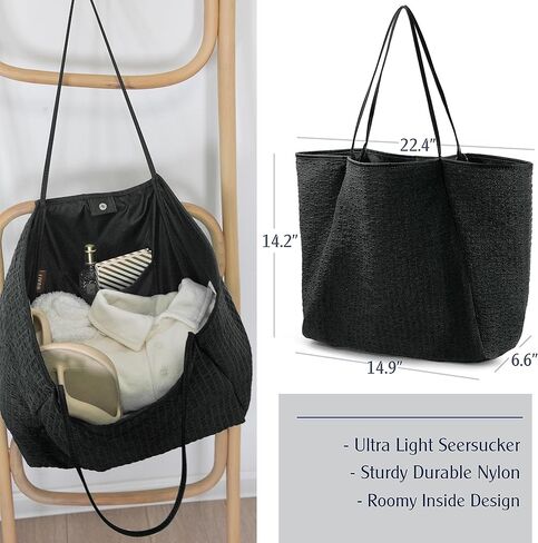 حقيبة يد نسائية من HOXIS خفيفة الوزن من القماش القطني قابلة للطي in Kuwait