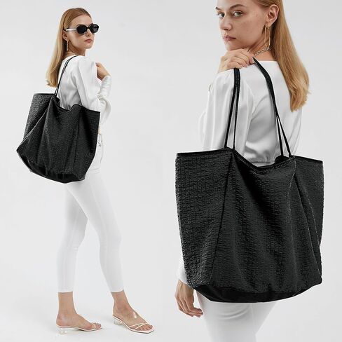 حقيبة يد نسائية من HOXIS خفيفة الوزن من القماش القطني قابلة للطي in Kuwait