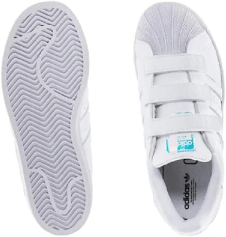 adidas Originals Girl's Superstar (Little Kid) White/White/Black 1 Little Kid M in Saudi Arabia