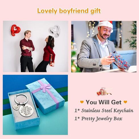 Keychain Gifts for Him Her, I Love You Keychain for Boyfriend Girlfriend, Key Ring for Valentine’s Day Gift (Round Silver) in Saudi Arabia